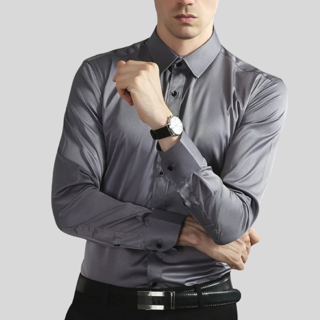 Camicia da Uomo Senza Stiro