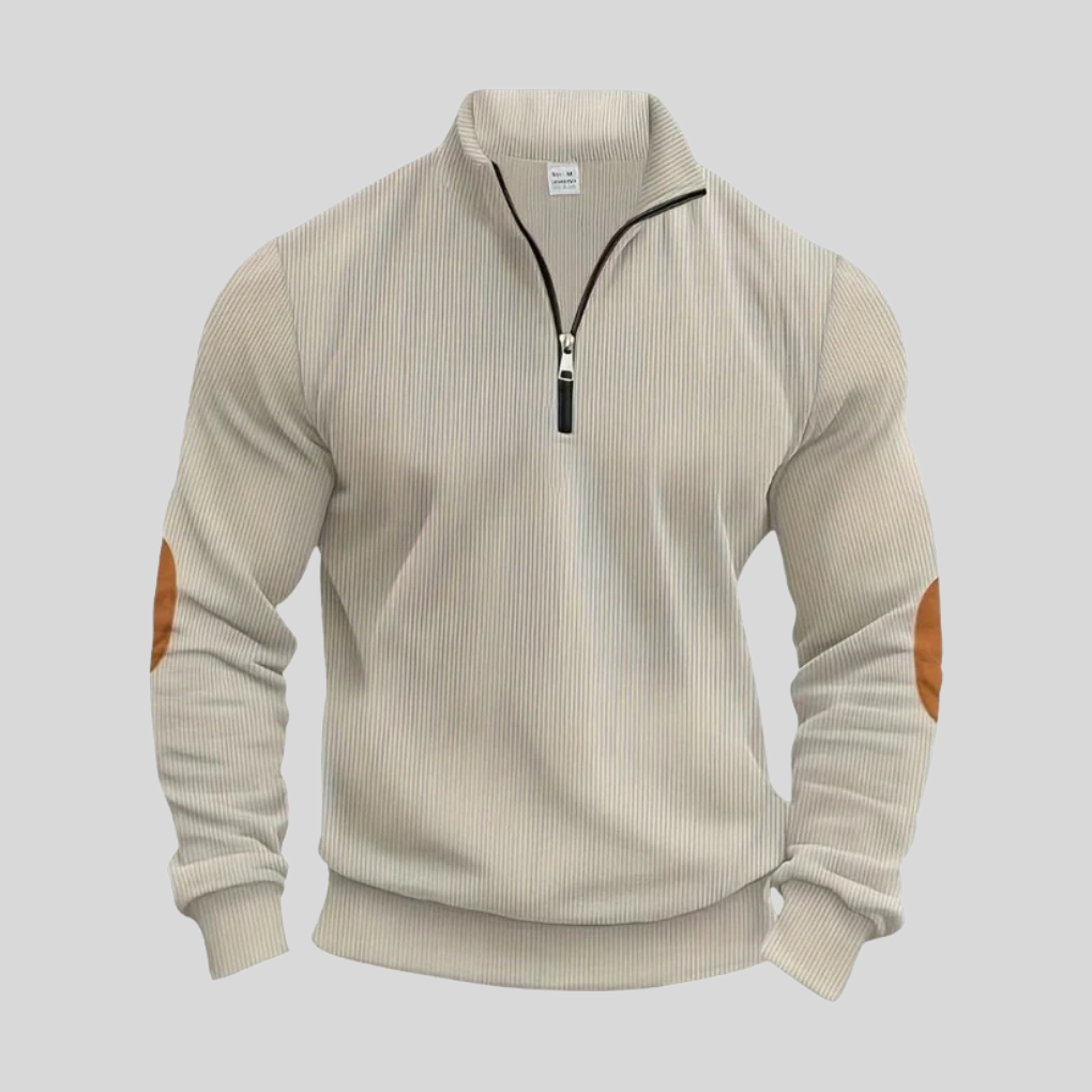 Suéter para Hombre con Puños Acanalados