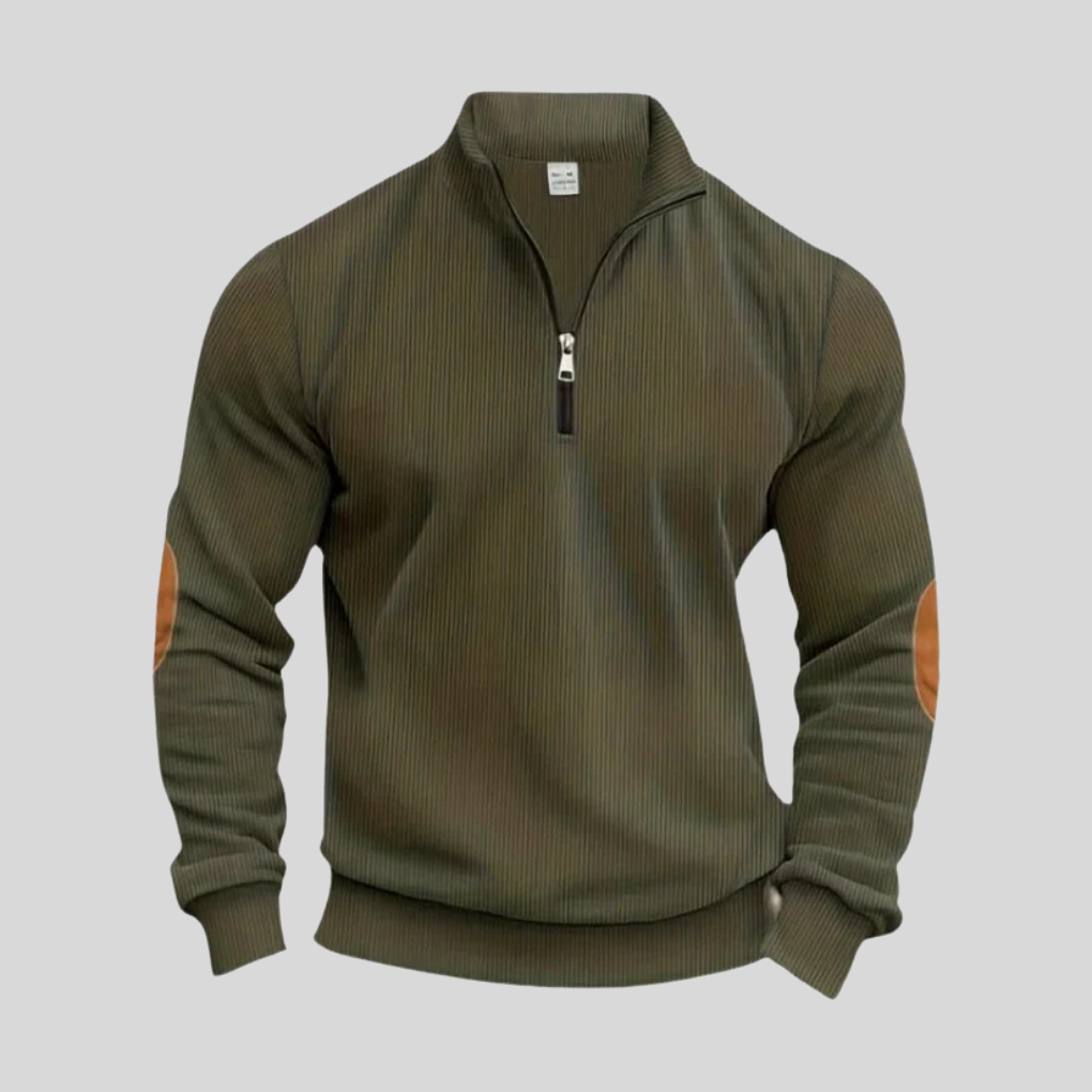 Suéter para Hombre con Puños Acanalados