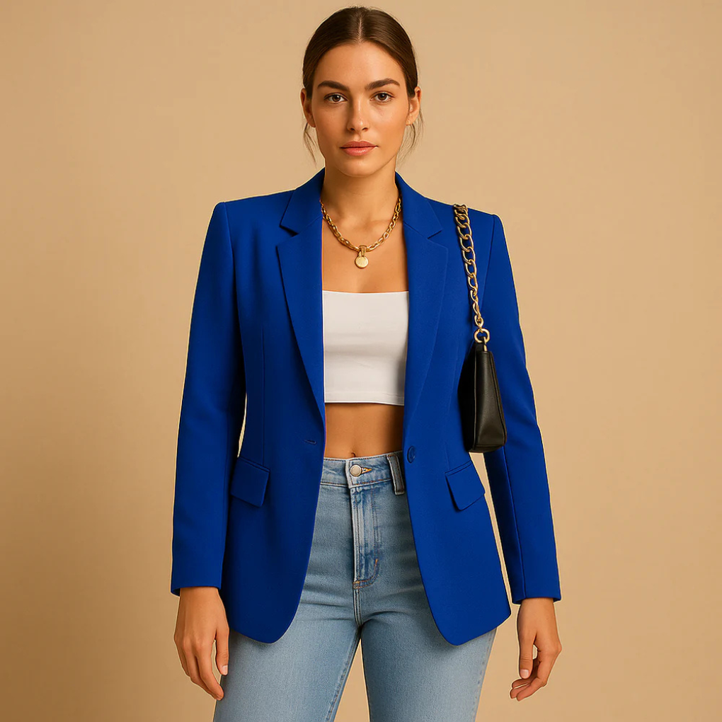 Elegant figursyet blazer til kvinder