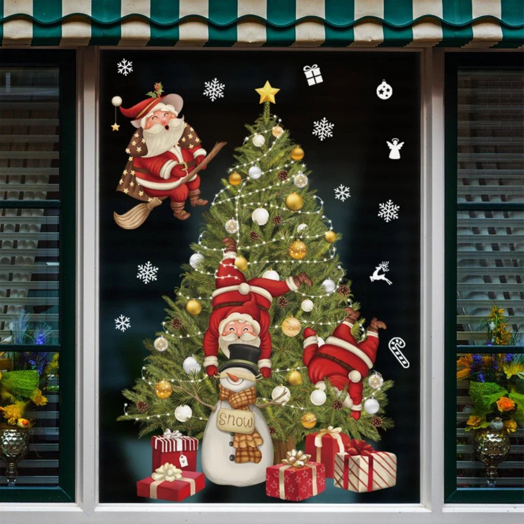 Vinduesklistermærker – Juleudgave