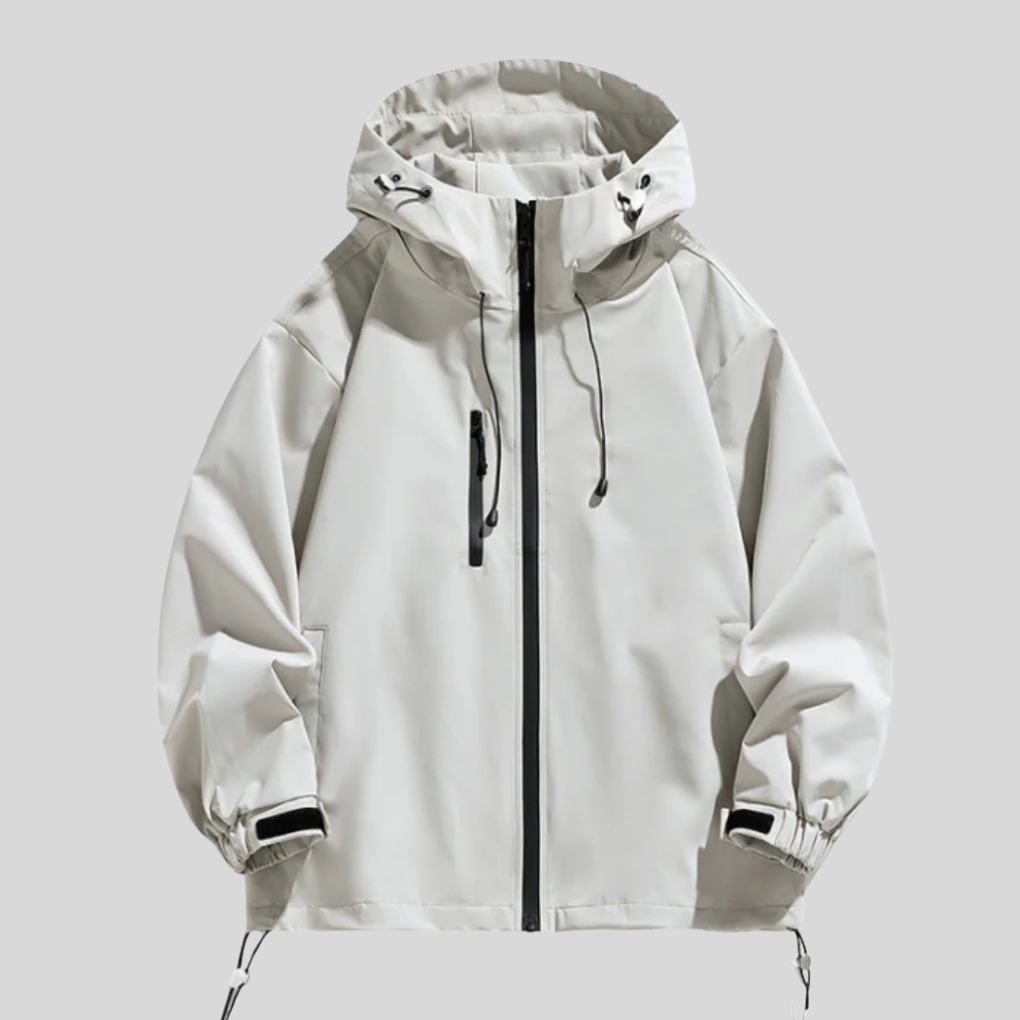 Chaqueta de esquí con capucha para hombre