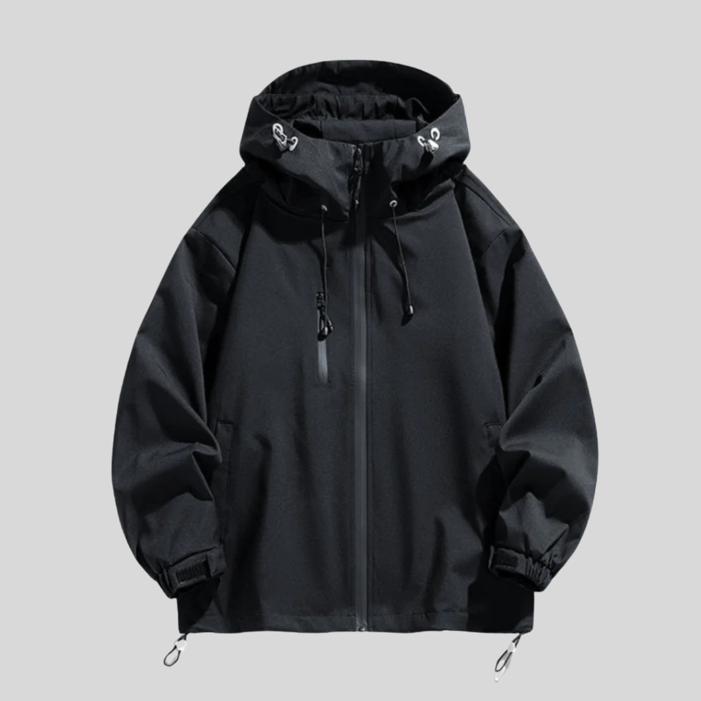 Chaqueta de esquí con capucha para hombre
