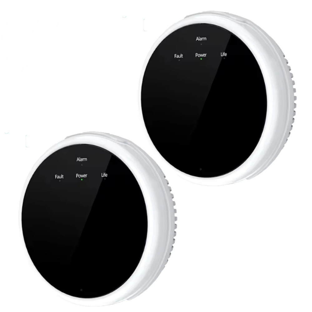 Smart gasdetektor APP-kontrol LED naturgasalarm med høj følsomhed EU-stik