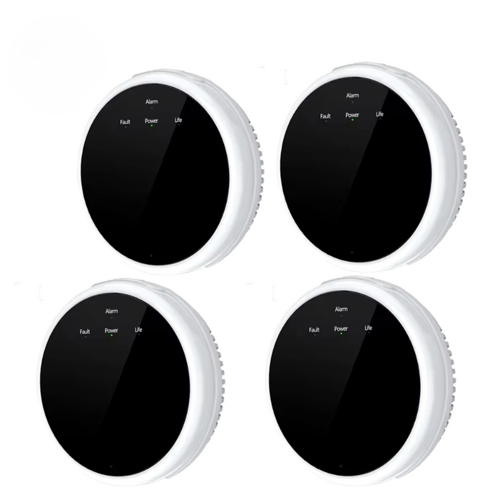 Smart gasdetektor APP-kontrol LED naturgasalarm med høj følsomhed EU-stik