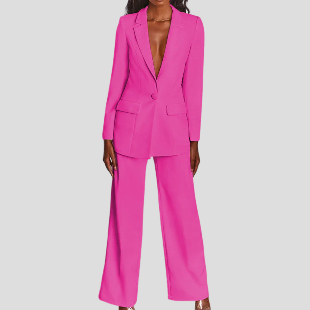 Damen Blazer- und Hosen-Set