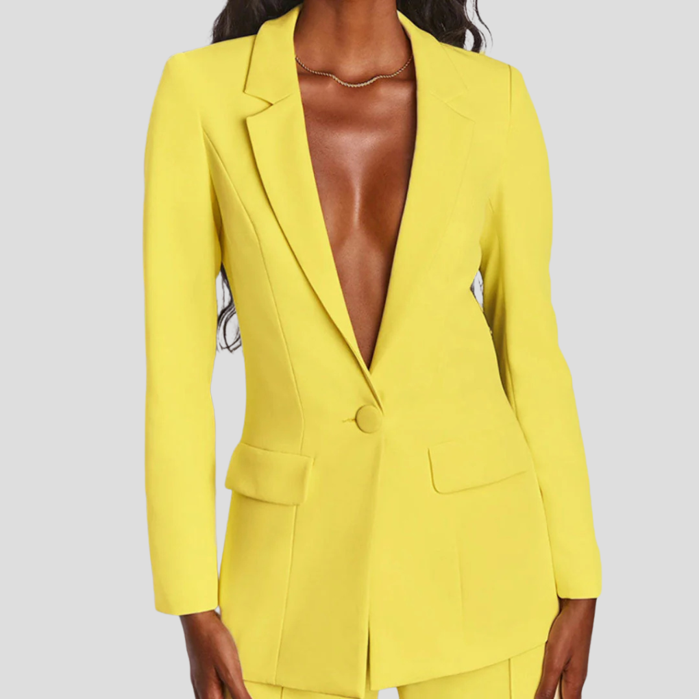 Damen Blazer- und Hosen-Set