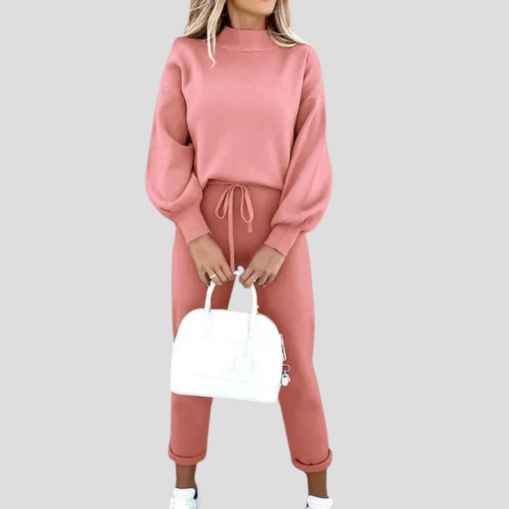 Conjunto de chándal de corte relajado para mujer