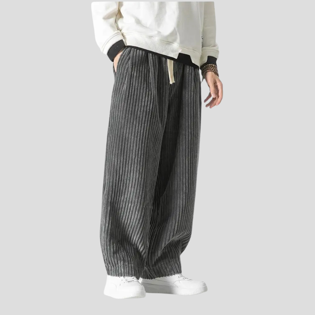 Herren Locker geschnittene gerade Hose