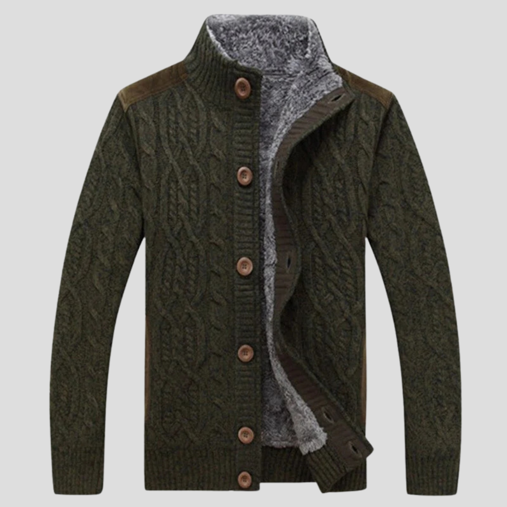 Herre Blødforet Cardigan