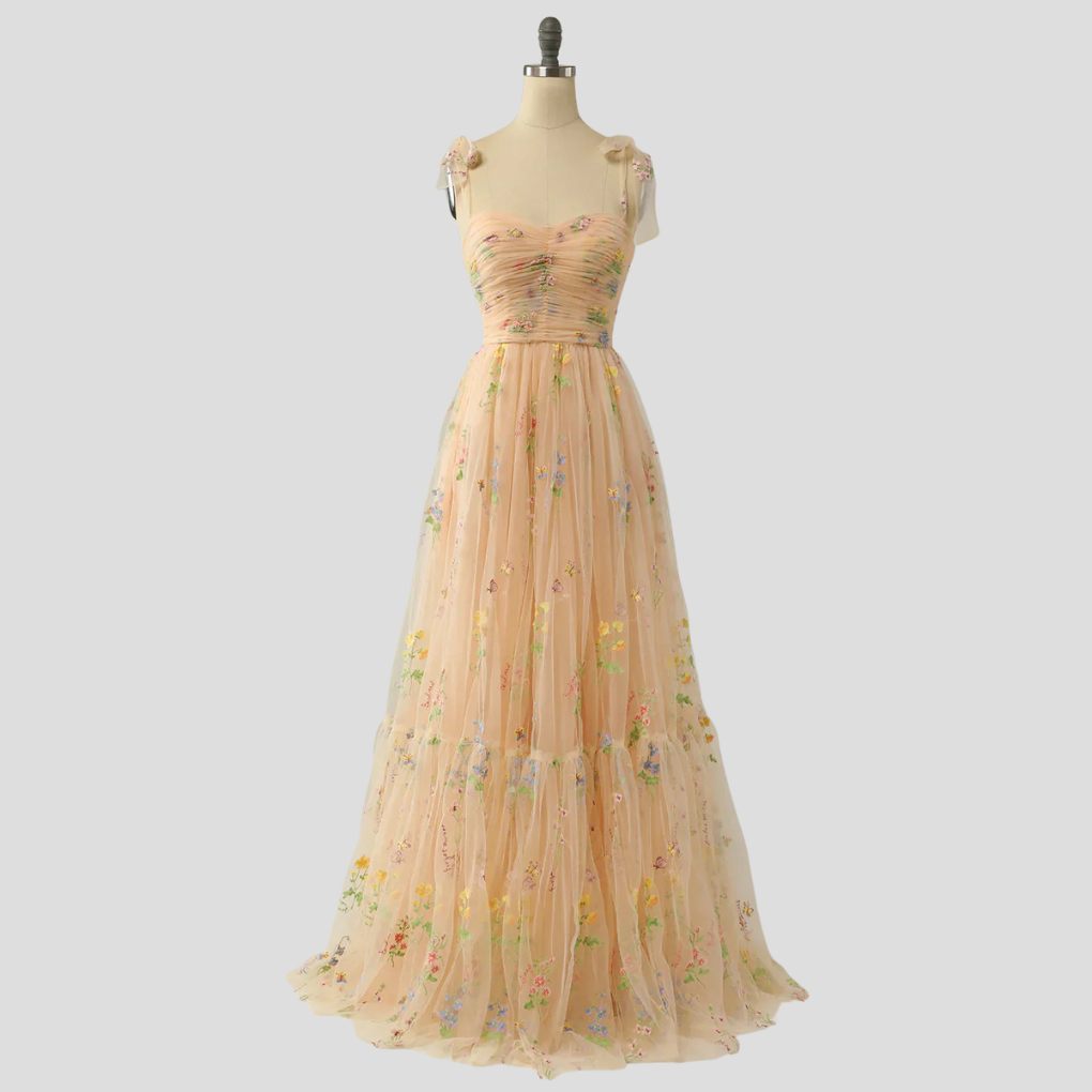 Damen Tüll-Ballkleid