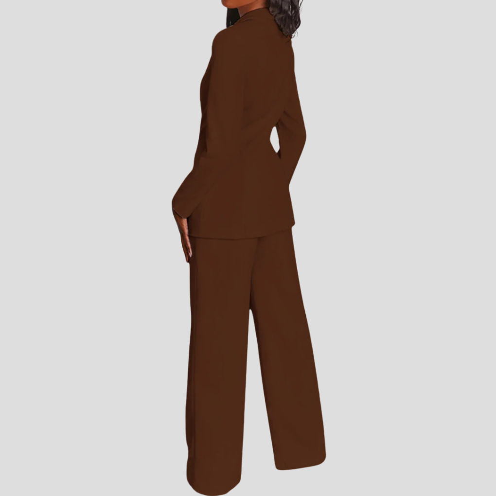 Damen Blazer- und Hosen-Set