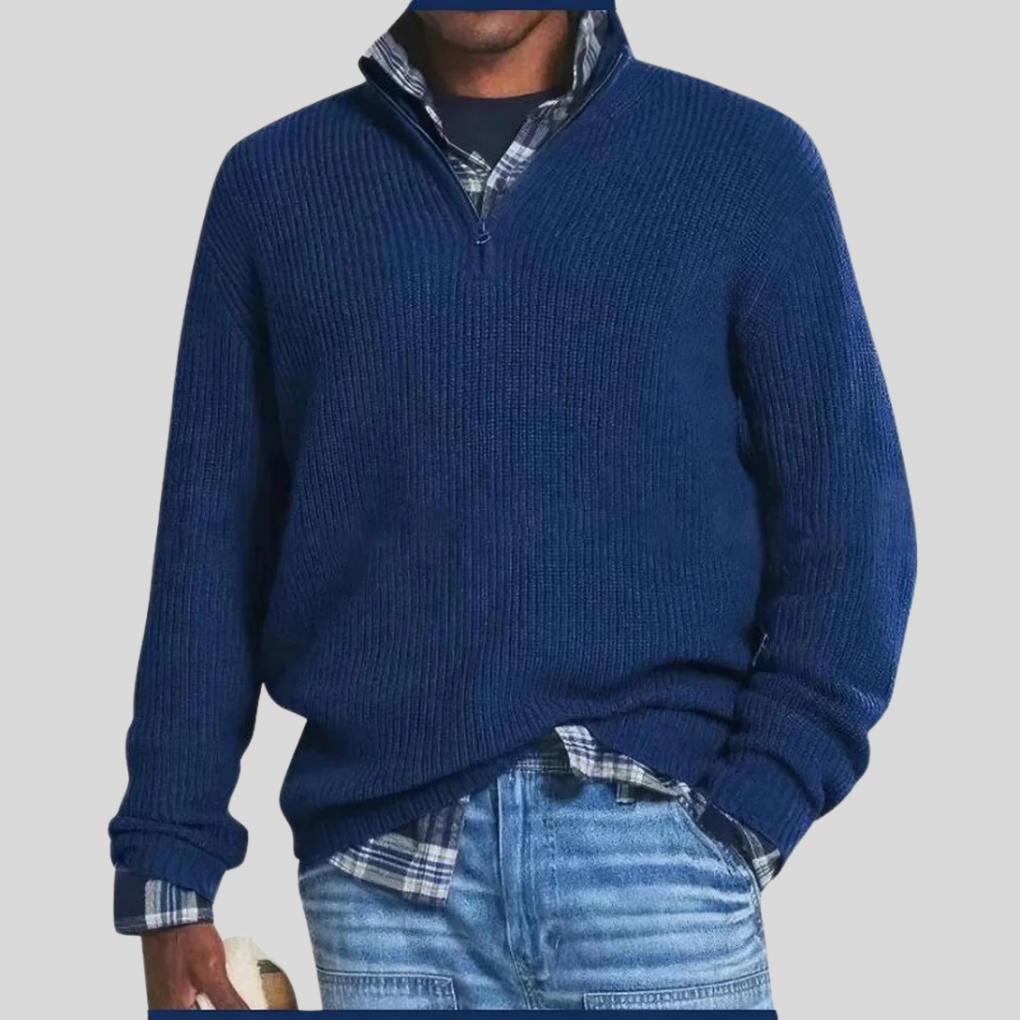 Suéter para hombre de mezcla de lana