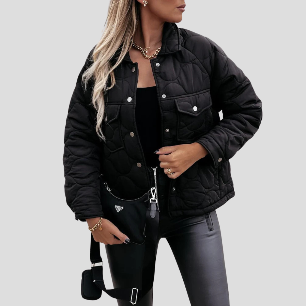 Women’s Elegant-Cut Jacket with Pockets