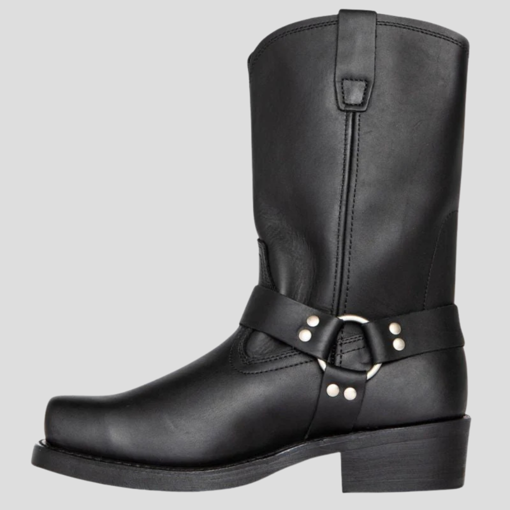 Stivali da cowboy stile vintage da uomo