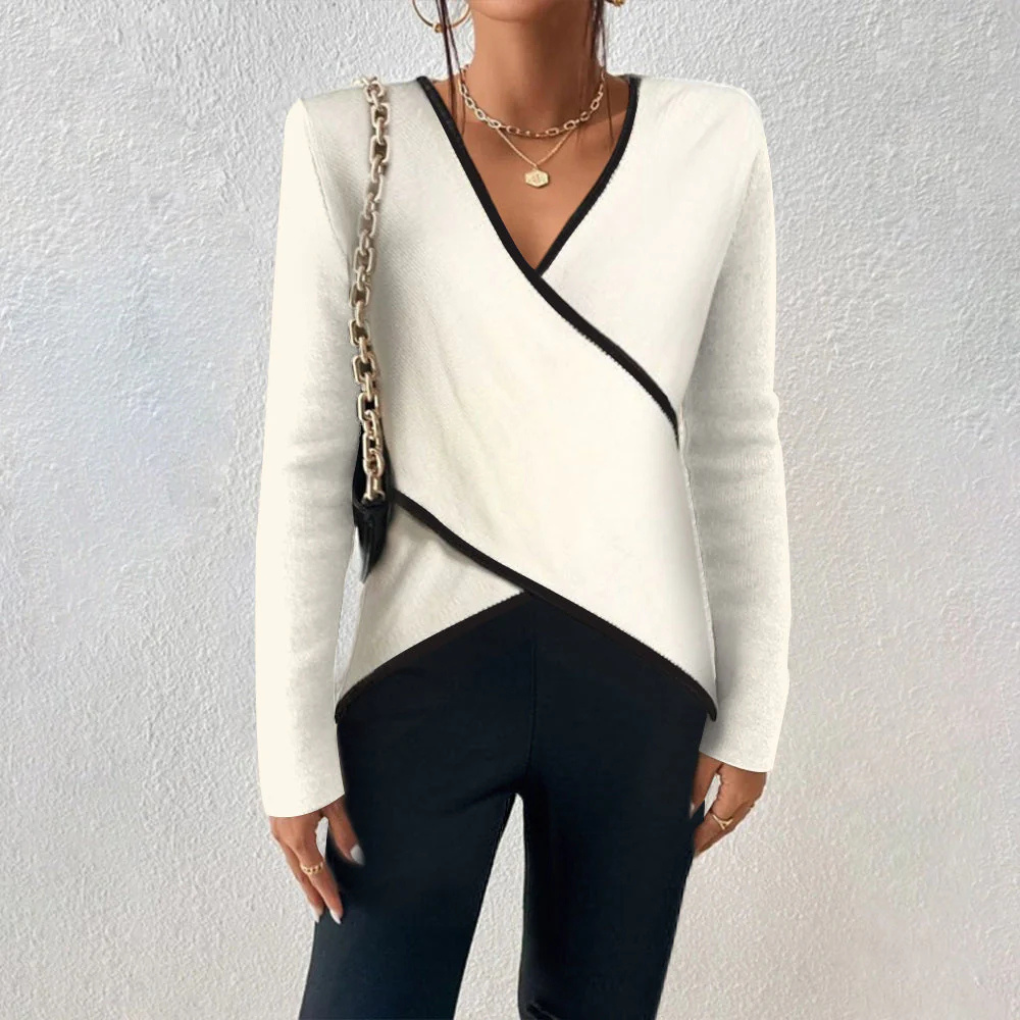 Women’s V-Neck Sweater — Refined Knit Style
