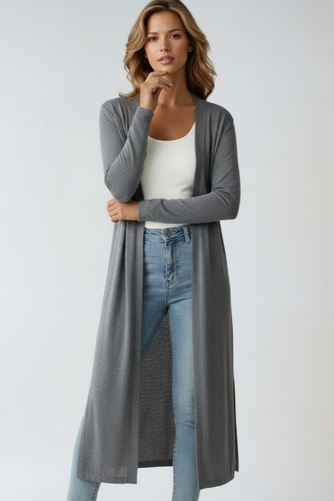 LIGHTWEIGHT LONG CARDIGAN – Gentle KNIT