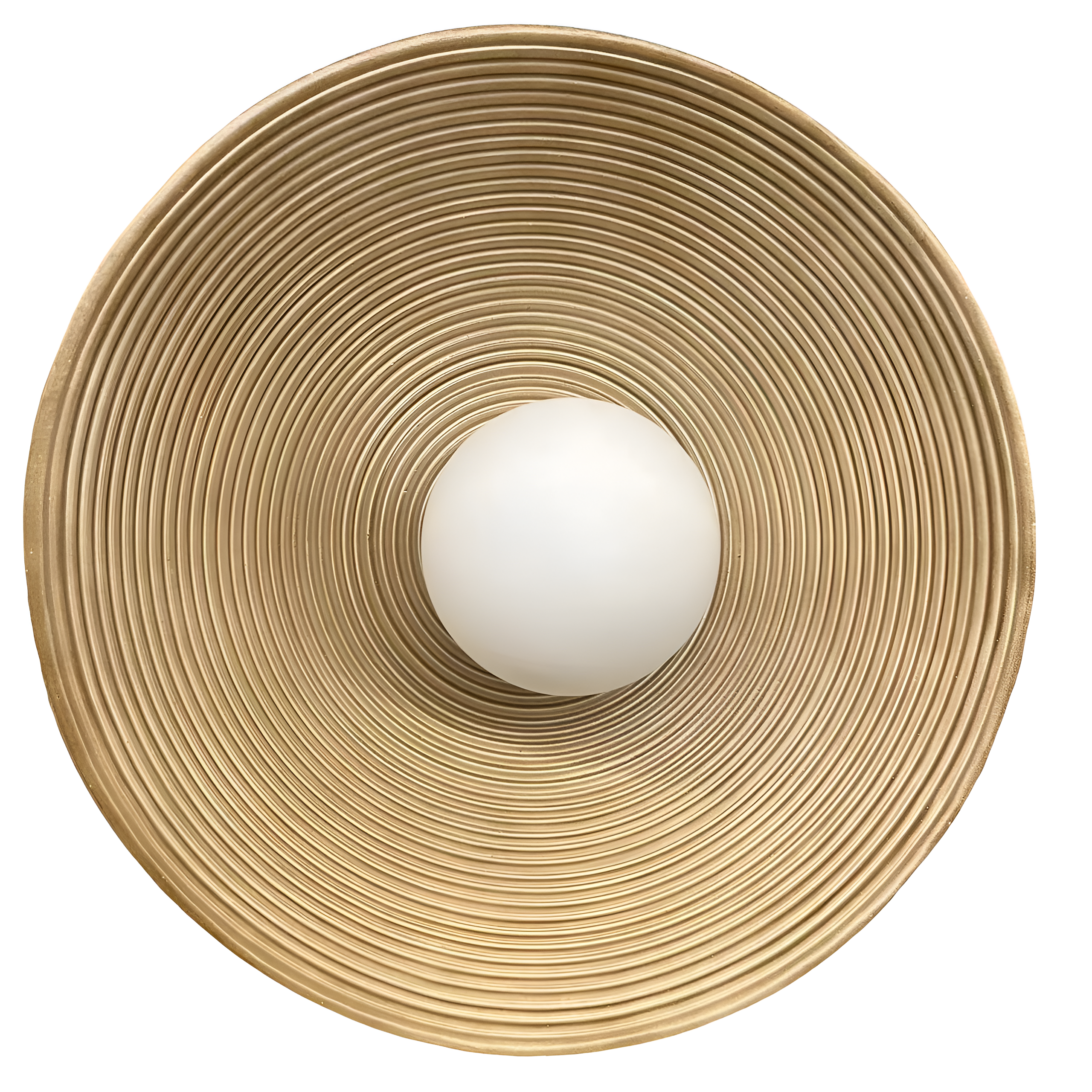 Retro Harz Keramik-Stil runde LED-Wandleuchte 1-flammig