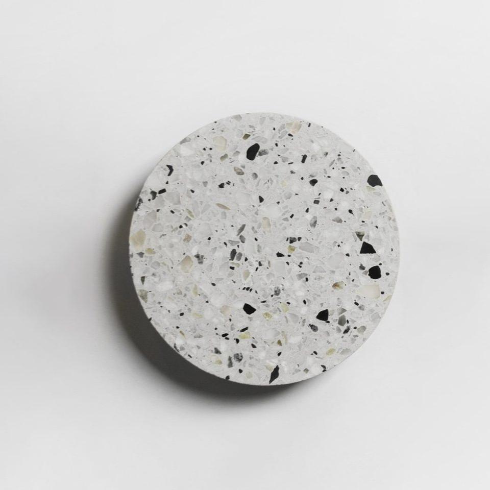 Moderner Terrazzo runder Wandleuchter LED 1-Flammig