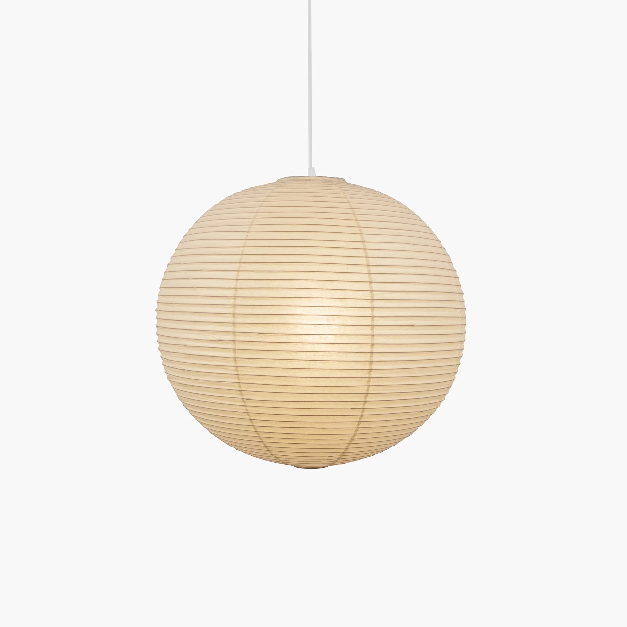 Lámpara colgante japonesa de globo de papel washi 1 luz
