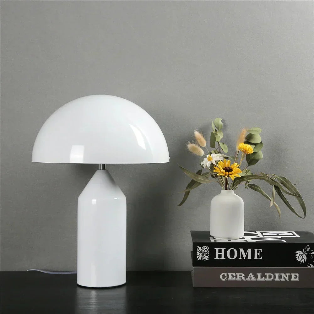 Nordic Brass Dome LED Table Lamp 3-Light