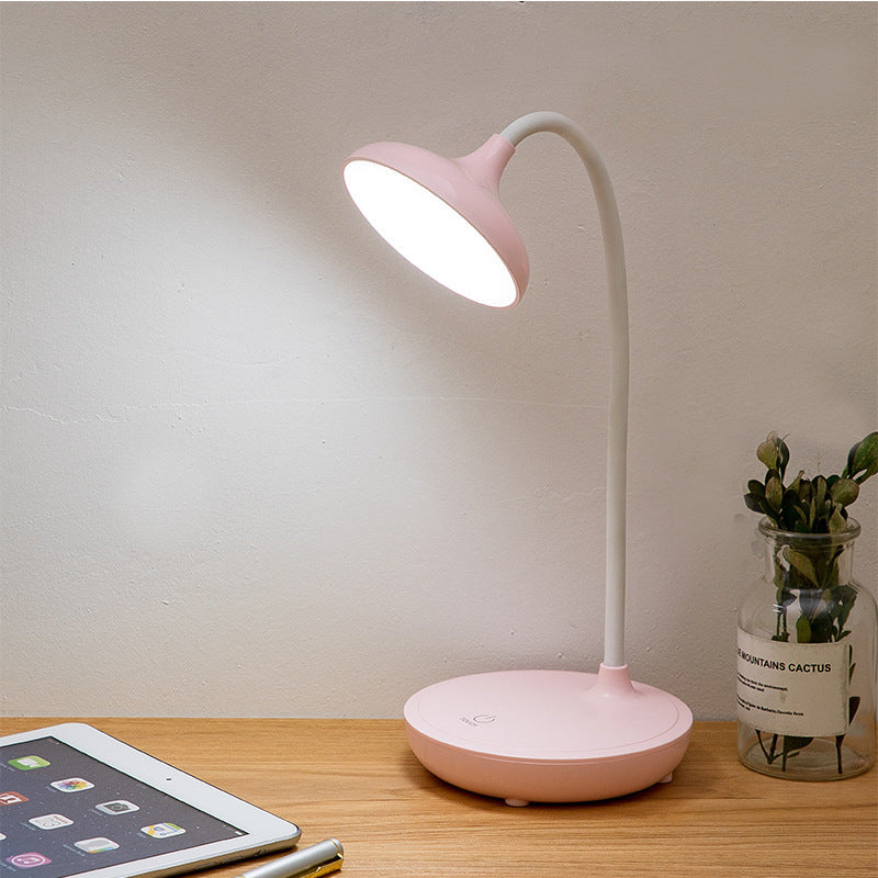 Lámpara de escritorio LED recargable redonda moderna 1 luz