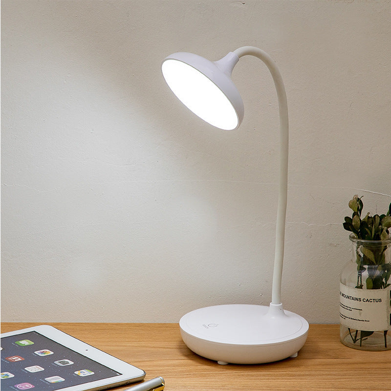 Lámpara de escritorio LED recargable redonda moderna 1 luz