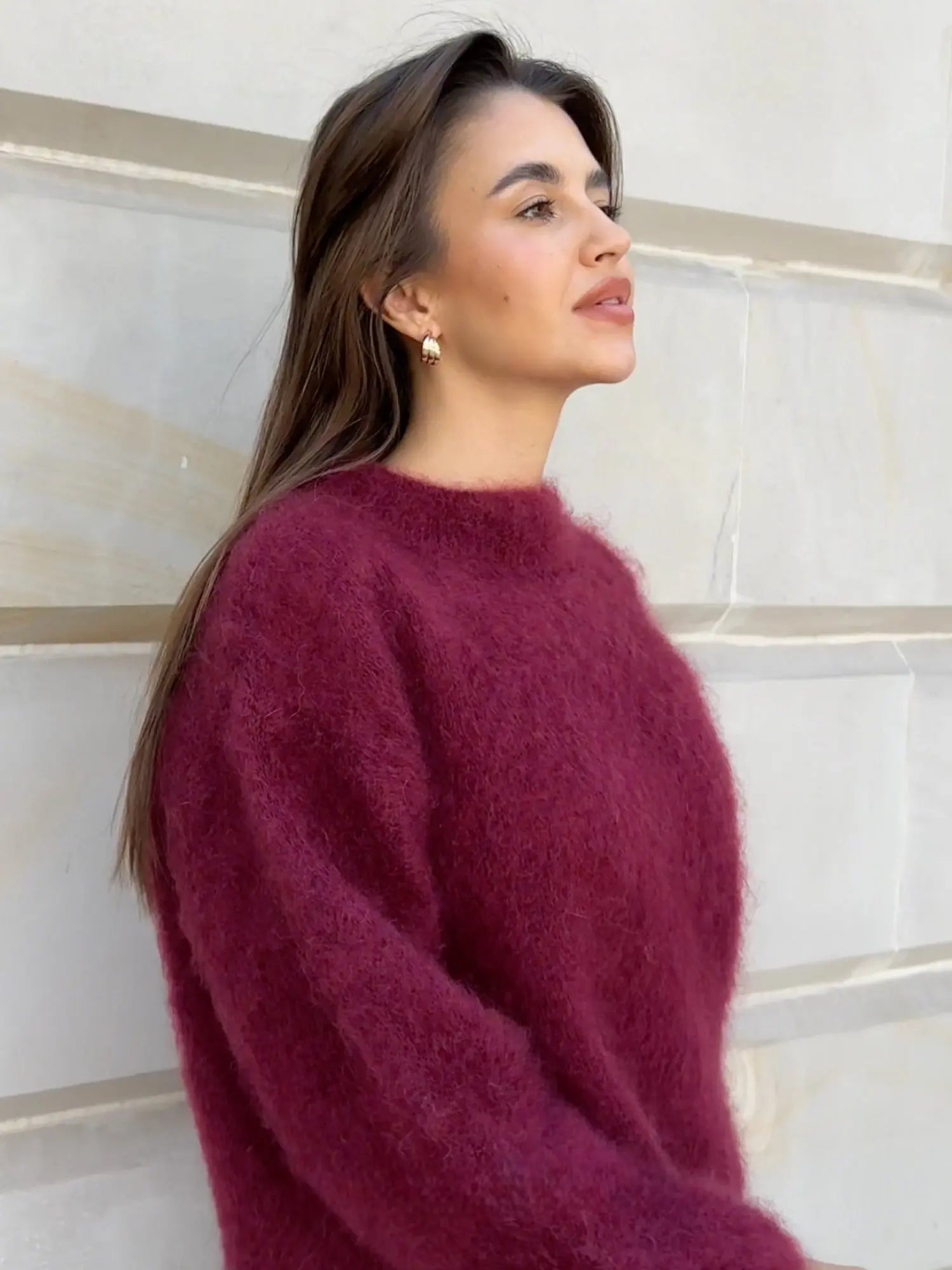 WOMEN’S WINTER SWEATER | COZY MINIMALIST PULLOVER