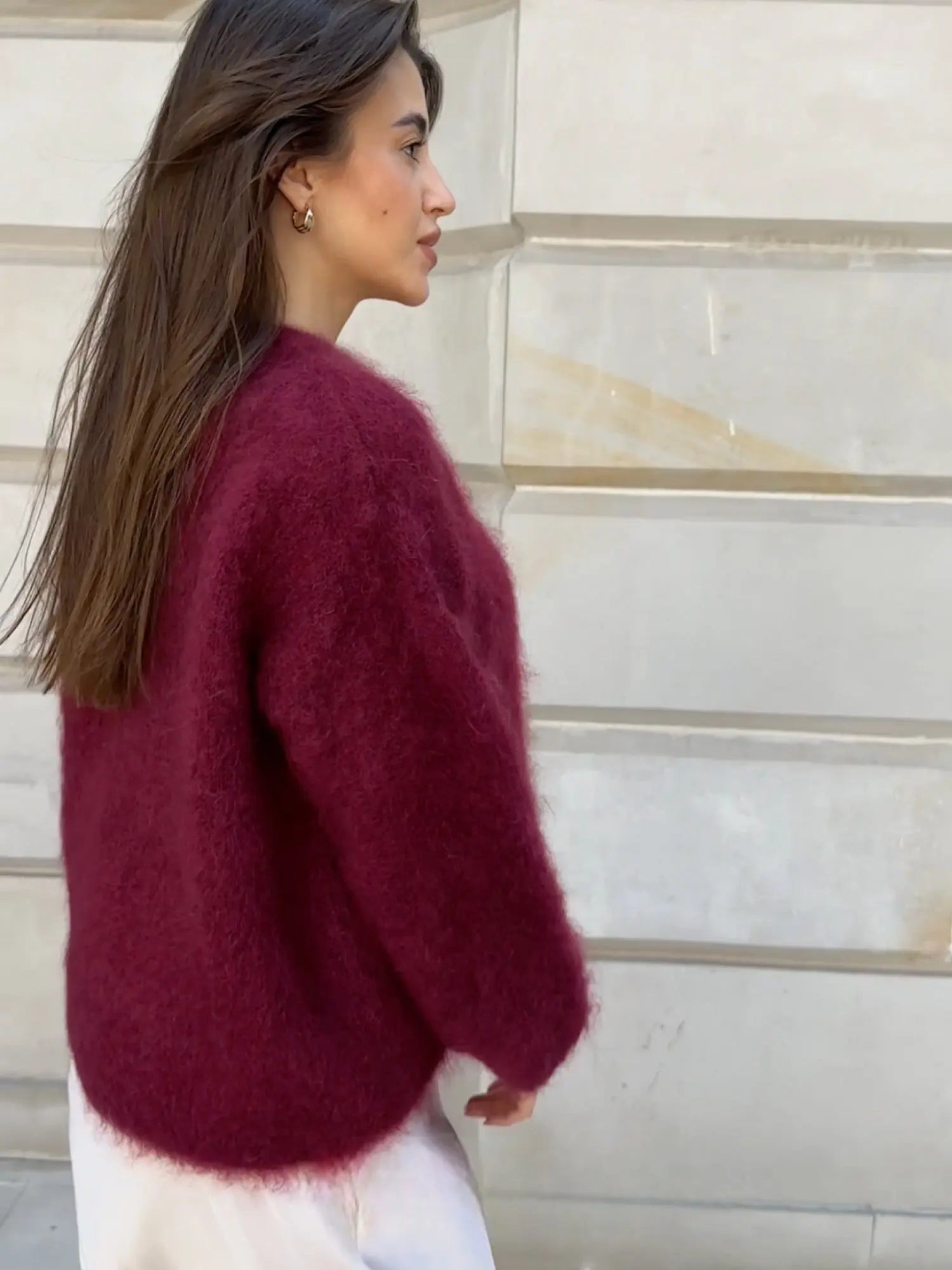 WOMEN’S WINTER SWEATER | COZY MINIMALIST PULLOVER