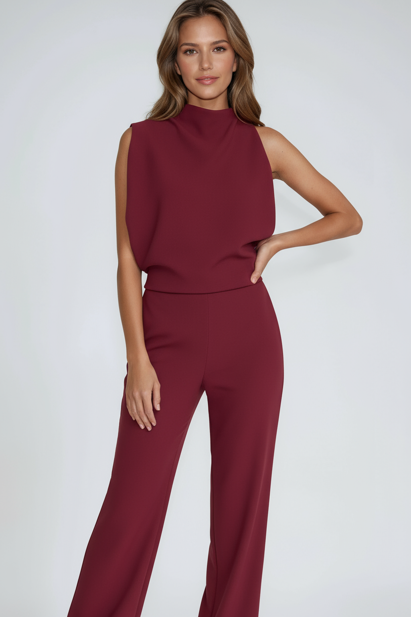 Elegant ELEGANCE | ASYMMETRIC ONE-SHOULDER JUMPSUIT