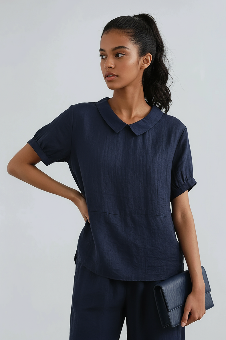 Blid CHARME | PETER PAN-KRAVE BLUSE