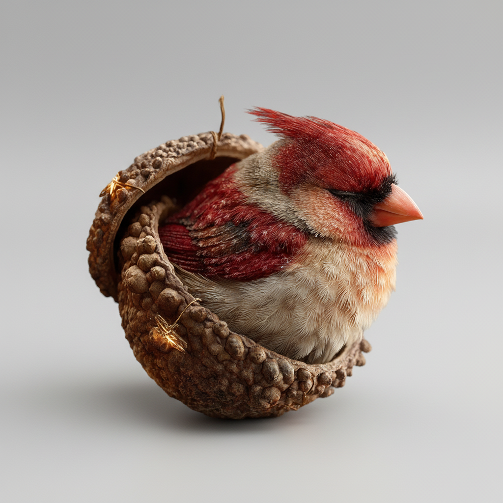 Acorn Decorative Plush Christmas Ornament Cute Decoration
