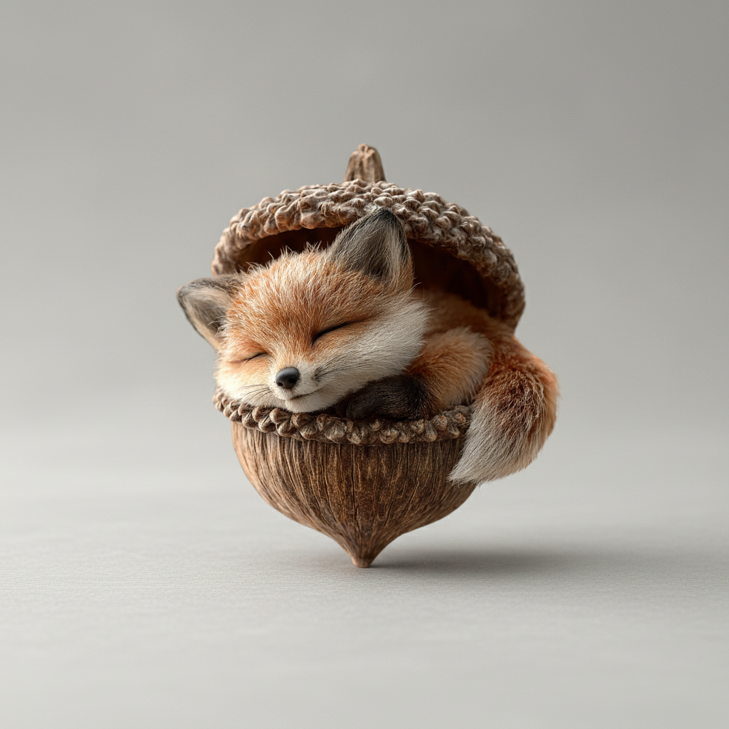 Acorn Decorative Plush Christmas Ornament Cute Decoration