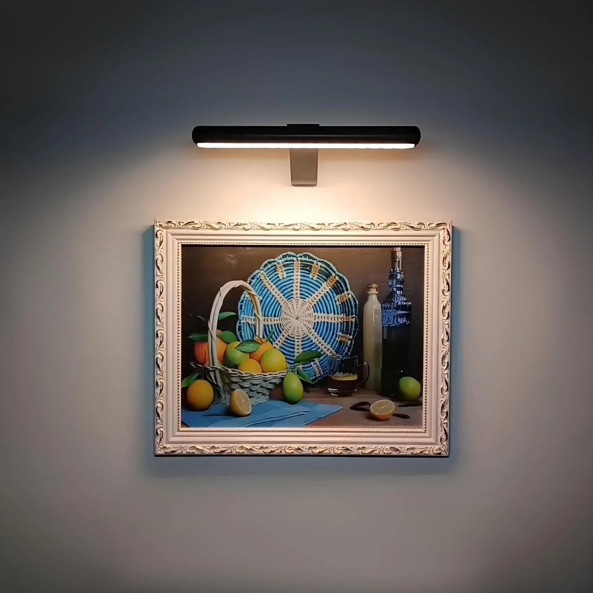 Aplique de pared LED inalámbrico minimalista moderno con control remoto de 1 luz
