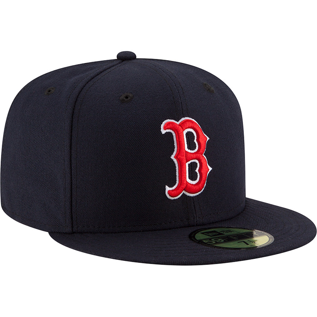 MLB Boston Red Sox Jeugd New Era Home Authentic Collection 59FIFTY Fitted Hat - Marineblauw