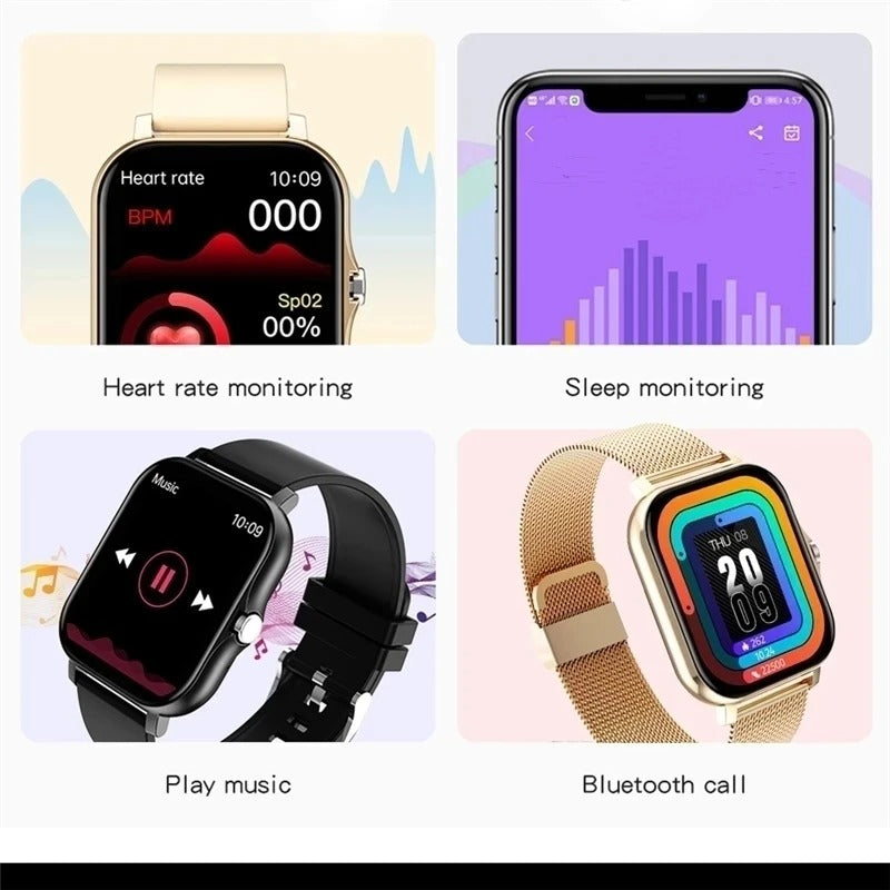 AstraPulse Dames Multisport Smartwatch Voor Dagelijkse Fitness