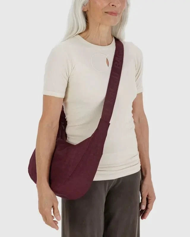 BAGGU Crescent Bag Medium Extended 47" Strap - Recycled