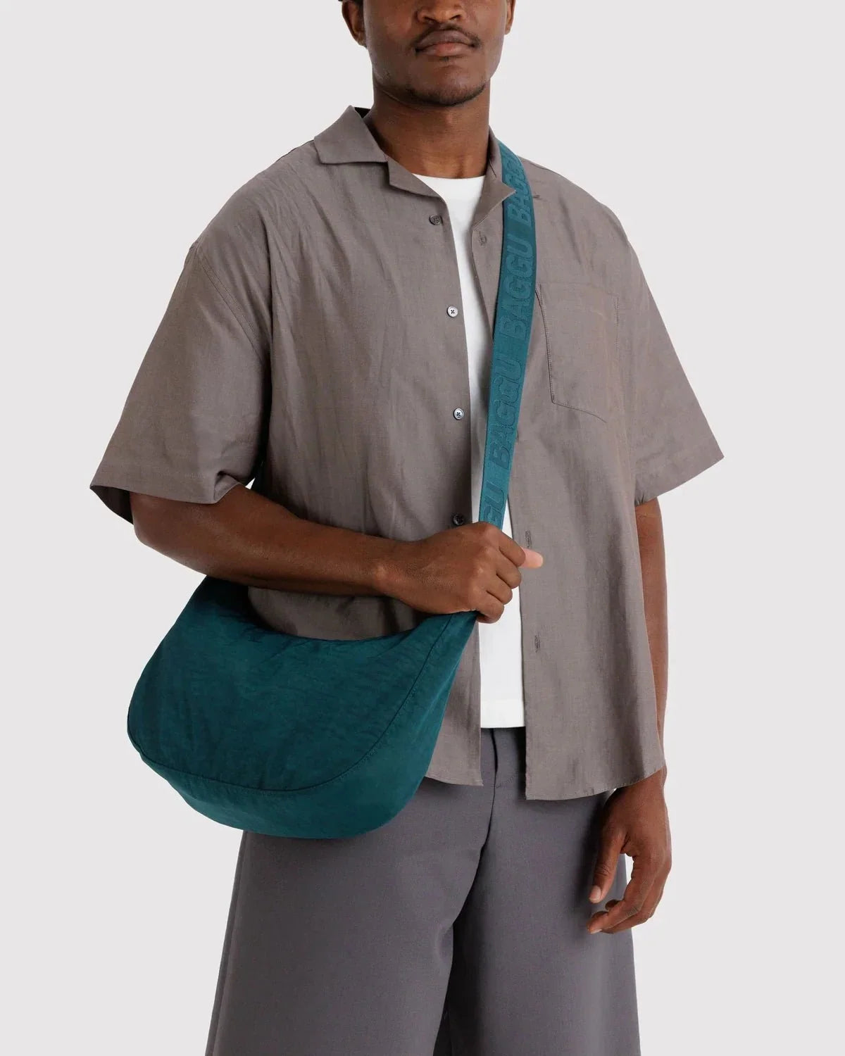 BAGGU Crescent Bag Medium Extended 47" Strap - Recycled