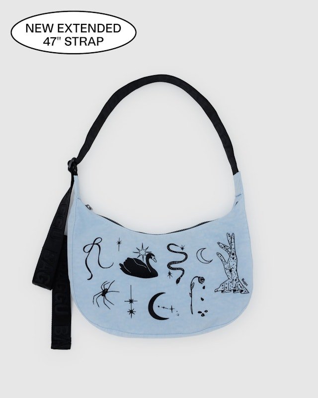 BAGGU Crescent Bag Medium Extended 47" Strap - Recycled