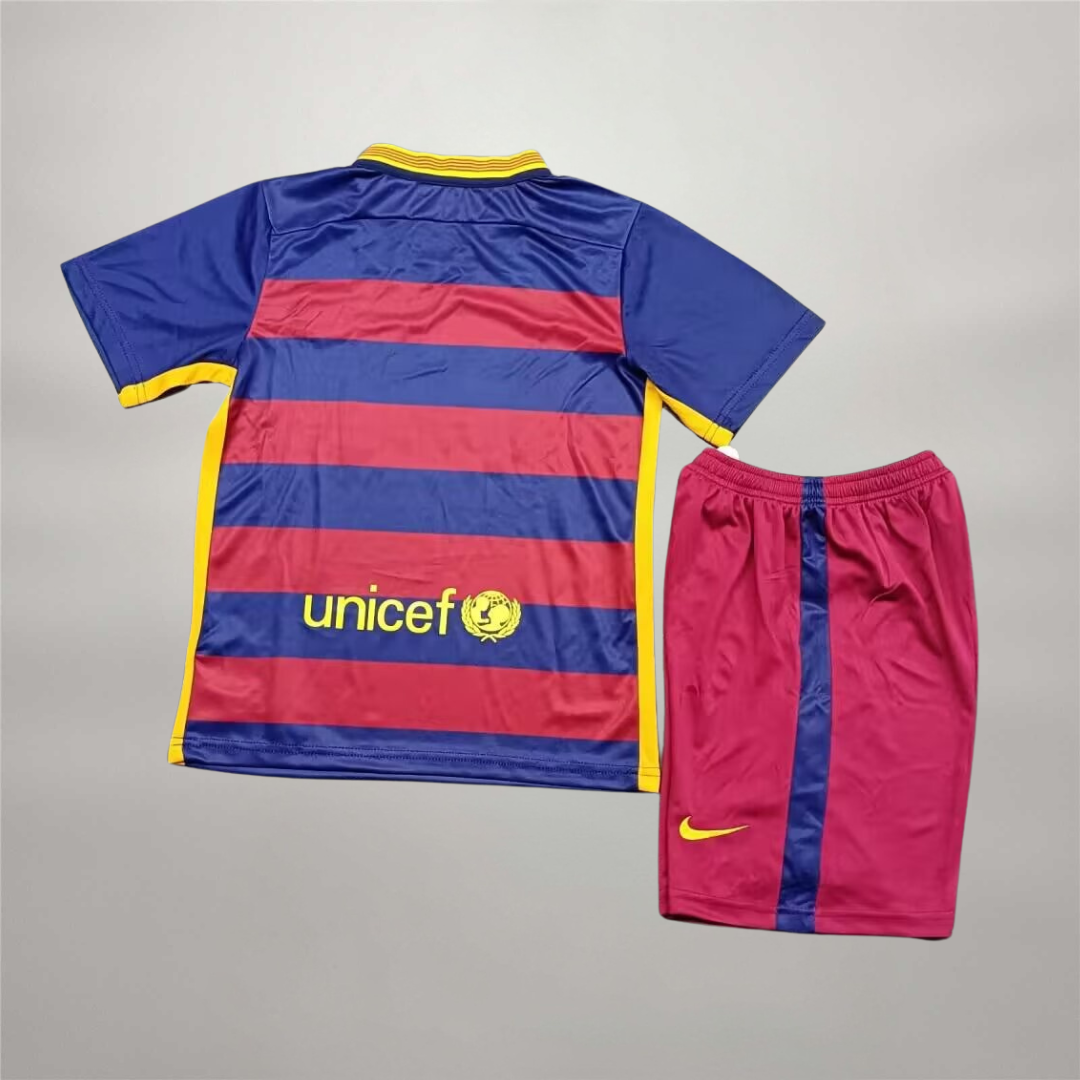 Equipación Completa Barcelona Local 2015/16 - Niños