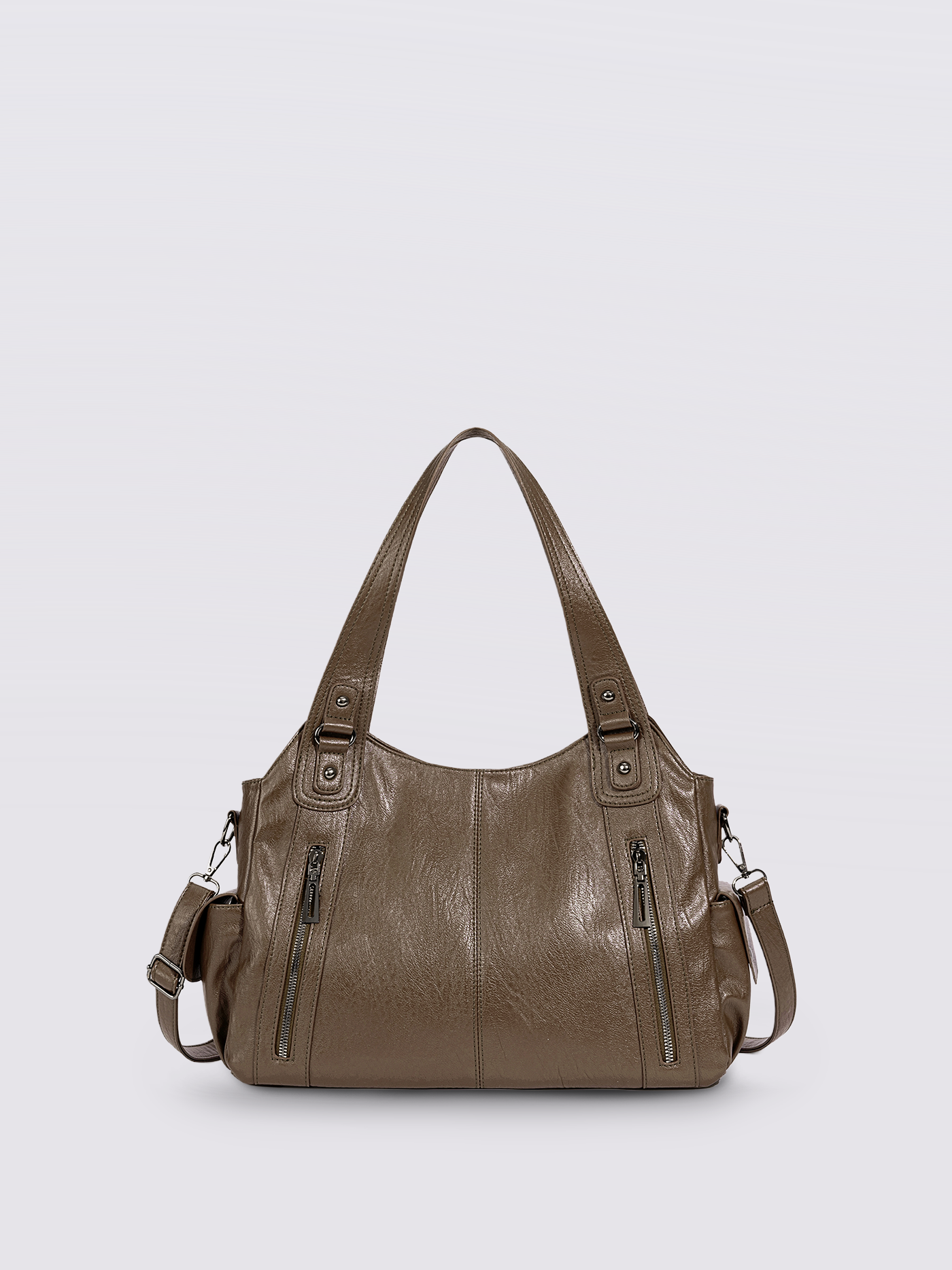 ELEGANCIA DIARIA | BOLSO TOTE DE CUERO NEGRO