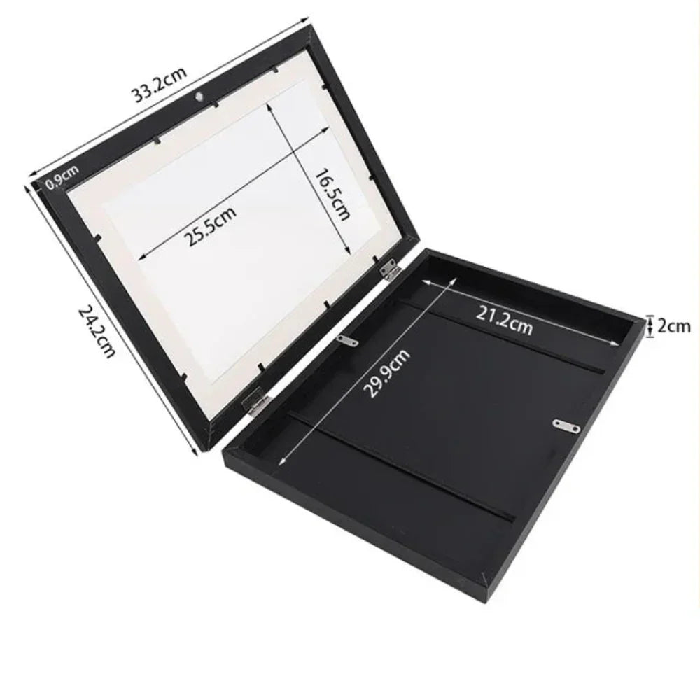 Wall Art Storage Frame Children Drawings Photo Display