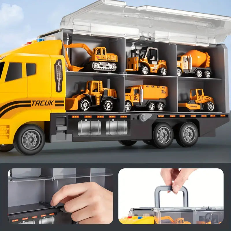 Construction Truck Toy Set | Kids Vehicle Play Set