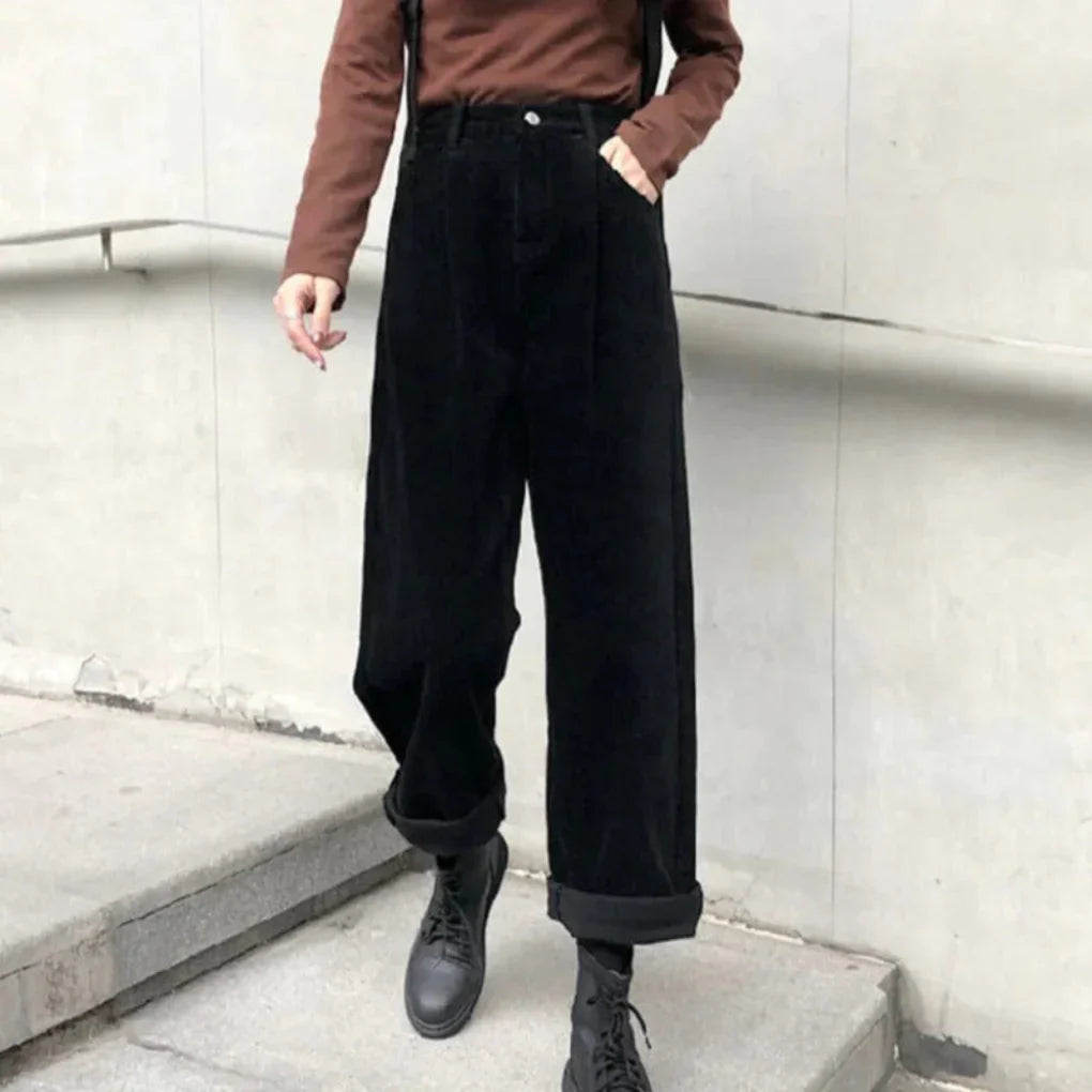 Women’s Corduroy Trousers – Rich Texture with Casual Edge