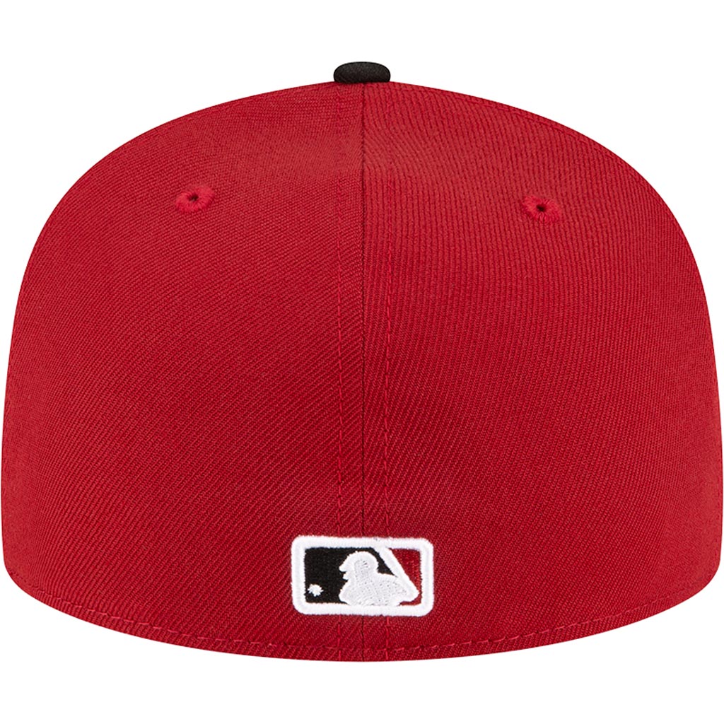 Gorra ajustada New Era 59FIFTY auténtica local para jóvenes de los Arizona Diamondbacks de la MLB - Rojo