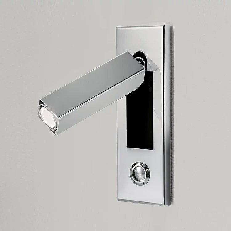 Aplique de pared moderno minimalista empotrado de aluminio con LED 1 luz