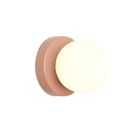 Nordische Glas-Kugel LED-Wandleuchte 1-flammig