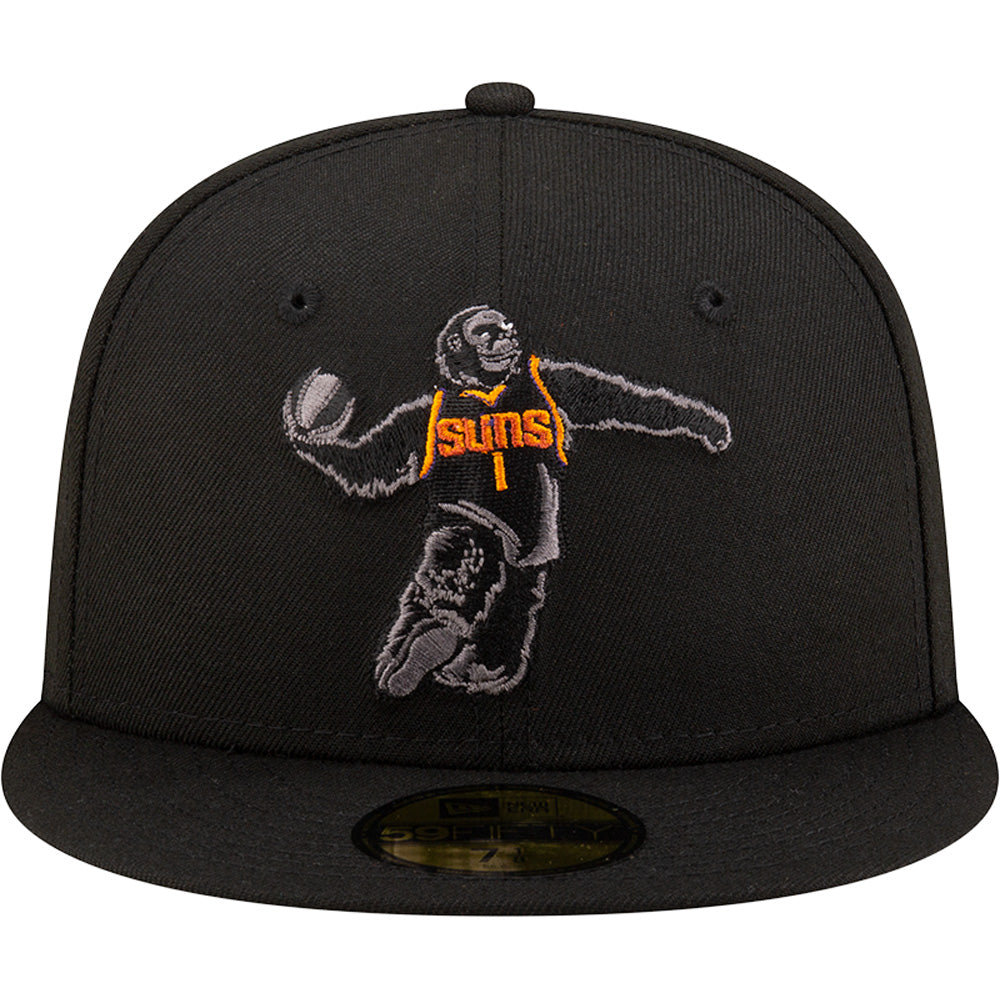 NBA Phoenix Suns New Era Whammo Time 59FIFTY Fitted Hat - Zwart