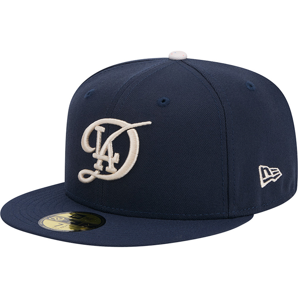 Gorra ajustada New Era 59FIFTY City Connect de los Los Angeles Dodgers de la MLB - Azul marino