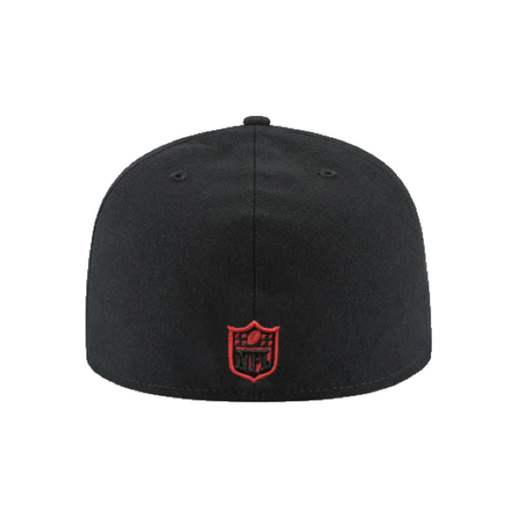 Gorra New Era 59FIFTY Red Eye de los Arizona Cardinals de la NFL - Negra